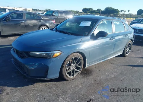 2025 Honda Civic Sport из США, поврежденный, VIN 2HGFE2F56SH516616